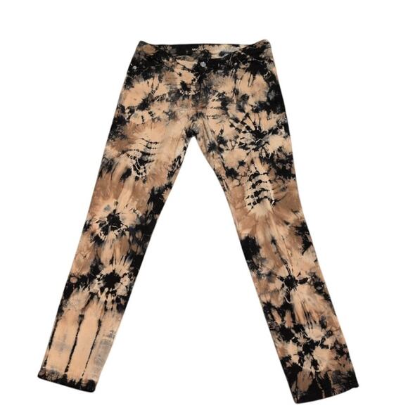 Michael Kors Tie-Dye Pants – Black & Brown, Size 6 - Picture 3 of 4